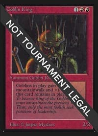 Goblin King (IE) - International Edition - Magic: The Gathering card