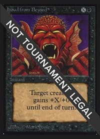 Howl from Beyond (IE) - International Edition - Magic: The Gathering card