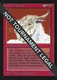 Hurloon Minotaur (IE) - International Edition - Magic: The Gathering card