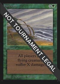Hurricane (IE) - International Edition - Magic: The Gathering card
