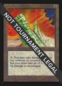 Jade Monolith (IE) - International Edition - Magic: The Gathering card