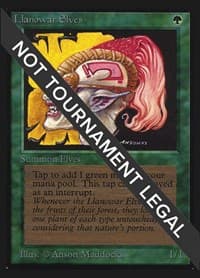 Llanowar Elves (IE) - International Edition - Magic: The Gathering card