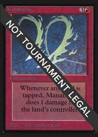 Manabarbs (IE) - International Edition - Magic: The Gathering card
