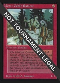 Mons's Goblin Raiders (IE) - International Edition - Magic: The Gathering card