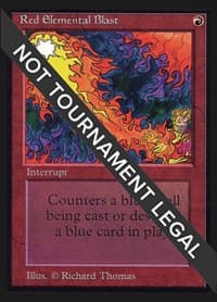 Red Elemental Blast (IE) - International Edition - Magic: The Gathering card