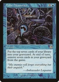 False Memories - Torment - Magic: The Gathering card