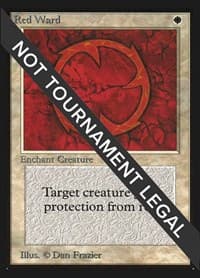 Red Ward (IE) - International Edition - Magic: The Gathering card