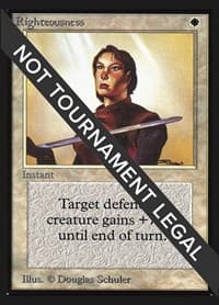 Righteousness (IE) - International Edition - Magic: The Gathering card