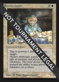 Samite Healer (IE) - International Edition - Magic: The Gathering card
