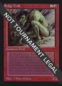 Sedge Troll (IE) - International Edition - Magic: The Gathering card
