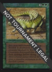 Thicket Basilisk (IE) - International Edition - Magic: The Gathering card