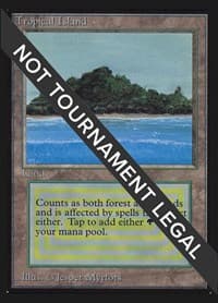 Tropical Island (IE) - International Edition - Magic: The Gathering card
