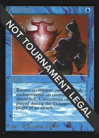 Unsummon (IE) - International Edition - Magic: The Gathering card