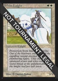 White Knight (IE) - International Edition - Magic: The Gathering card