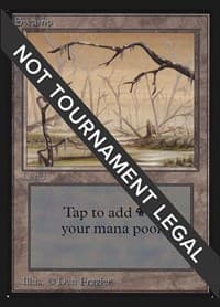 Swamp (B) (IE) - International Edition - Magic: The Gathering card