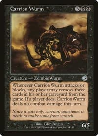 Carrion Wurm - Torment - Magic: The Gathering card