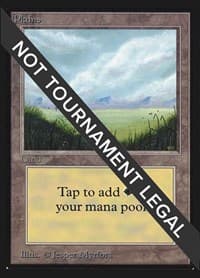 Plains (A) (IE) - International Edition - Magic: The Gathering card