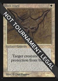 Black Ward (CE) - Collector's Edition - Magic: The Gathering card