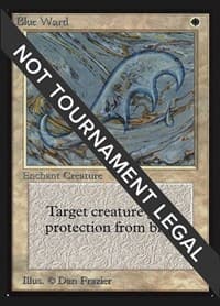 Blue Ward (CE) - Collector's Edition - Magic: The Gathering card