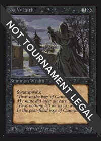 Bog Wraith (CE) - Collector's Edition - Magic: The Gathering card