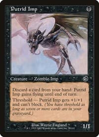 Putrid Imp - Torment - Magic: The Gathering card