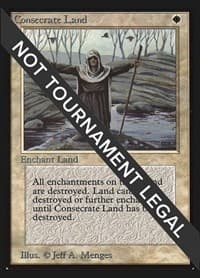 Consecrate Land (CE) - Collector's Edition - Magic: The Gathering card