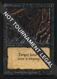 Evil Presence (CE) - Collector's Edition - Magic: The Gathering card