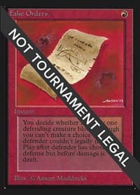 False Orders (CE) - Collector's Edition - Magic: The Gathering card
