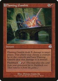 Flaming Gambit - Torment - Magic: The Gathering card
