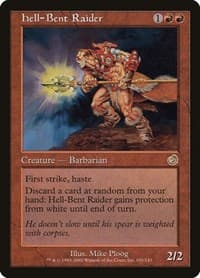 Hell-Bent Raider - Torment - Magic: The Gathering card
