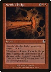Kamahl's Sledge - Torment - Magic: The Gathering card