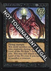 Lord of the Pit (CE) - Collector's Edition - Magic: The Gathering card