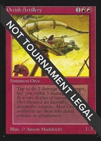Orcish Artillery (CE) - Collector's Edition - Magic: The Gathering card