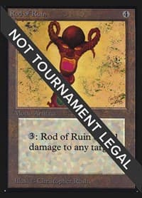 Rod of Ruin (CE) - Collector's Edition - Magic: The Gathering card