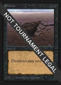 Sinkhole (CE) - Collector's Edition - Magic: The Gathering card