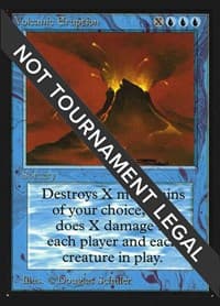 Volcanic Eruption (CE) - Collector's Edition - Magic: The Gathering card
