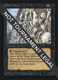 Wall of Bone (CE) - Collector's Edition - Magic: The Gathering card