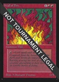 Wall of Fire (CE) - Collector's Edition - Magic: The Gathering card