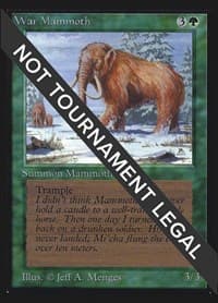 War Mammoth (CE) - Collector's Edition - Magic: The Gathering card