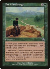 Far Wanderings - Torment - Magic: The Gathering card