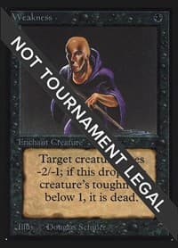Weakness (CE) - Collector's Edition - Magic: The Gathering card