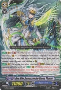 One Who Surpasses the Storm, Thavas - G-TD04: Blue Cavalry of the Divine Marine Spirits - Cardfight Vanguard card