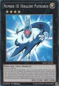 Number 18: Heraldry Patriarch - World Superstars - YuGiOh card