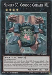 Number 55: Gogogo Goliath - World Superstars - YuGiOh card
