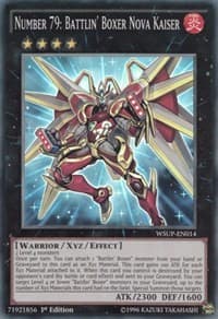 Number 79: Battlin' Boxer Nova Kaiser - World Superstars - YuGiOh card