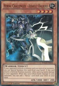 Heroic Challenger - Assault Halberd - World Superstars - YuGiOh card