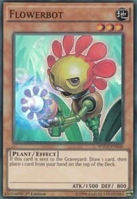 Flowerbot - World Superstars - YuGiOh card