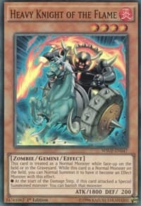 Heavy Knight of the Flame - World Superstars - YuGiOh card