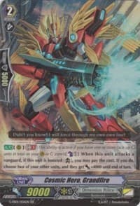 Cosmic Hero, Grandfire - G-EB01: Cosmic Roar - Cardfight Vanguard card