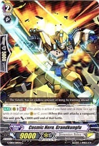 Cosmic Hero, Grandkungfu - G-EB01: Cosmic Roar - Cardfight Vanguard card